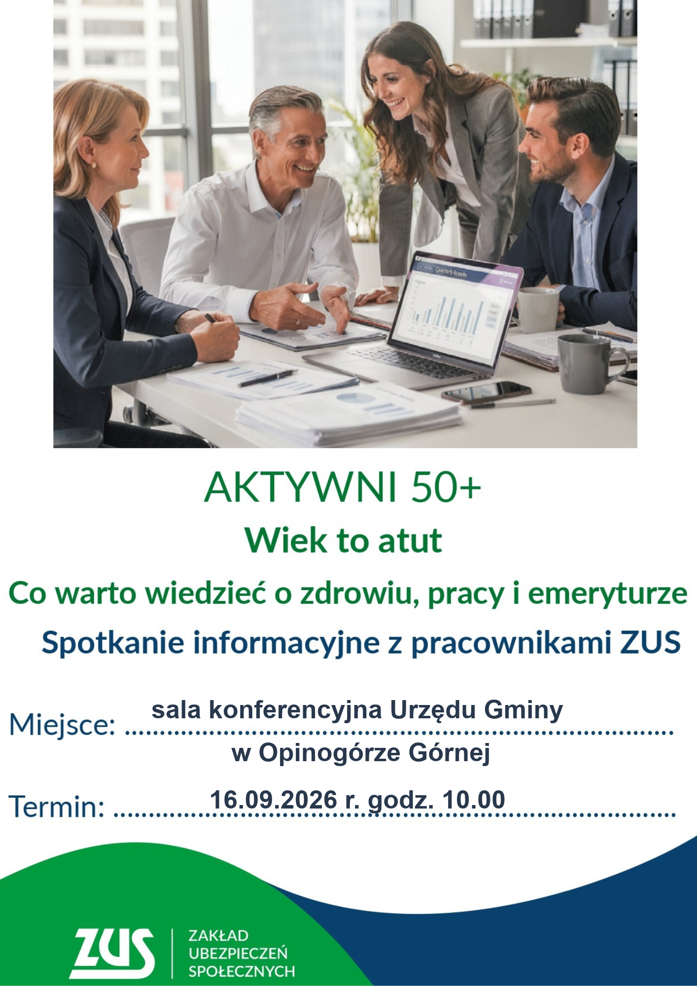Ogłoszenie o&nbsp;spotkaniu z&nbsp;pracownikami ZUS