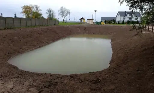 Przebudowany staw w Kątach