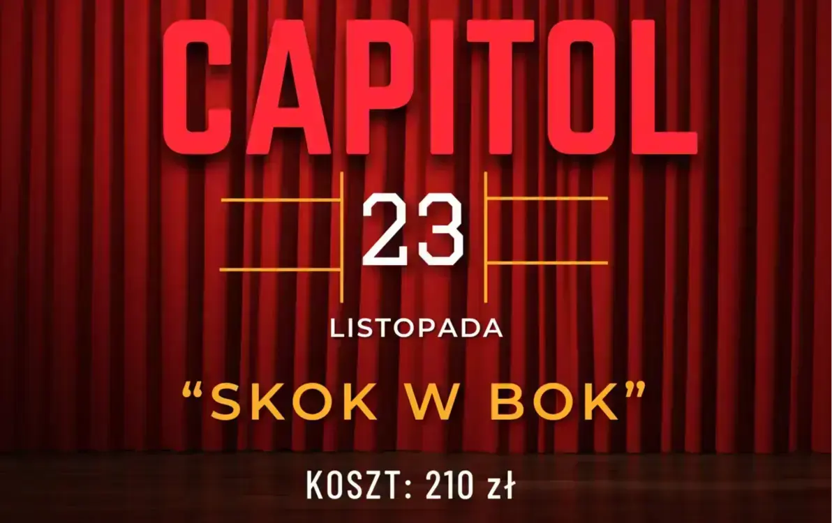 plakat wyjazd do teatru CAPITOL