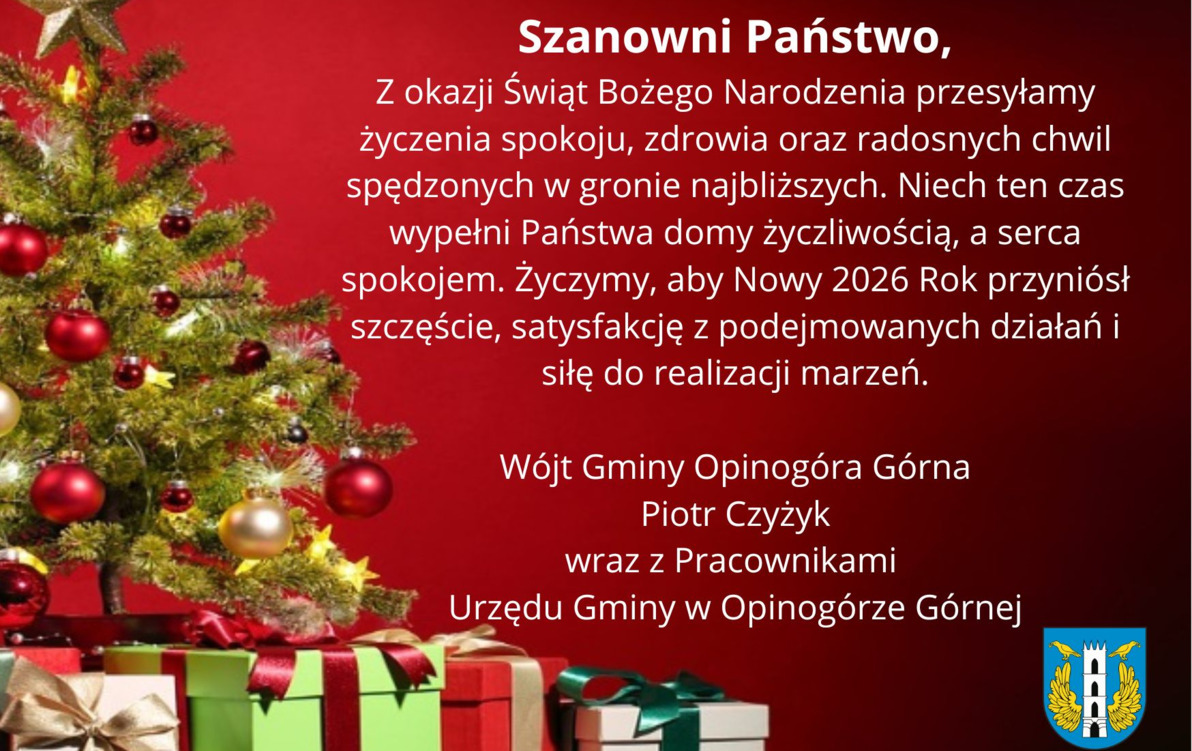 Życzenia Świąteczne  i Noworoczne