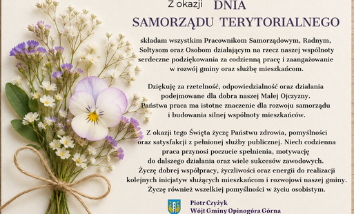 Zdjęcie do DZIEŃ SAMORZĄDU TERYTORIALNEGO 